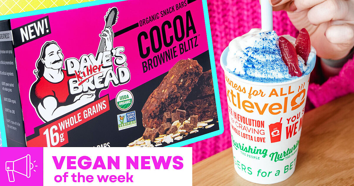 Vegan Food News of the Week: Dave’s Killer Snacks, Earth Day Shakes, and More