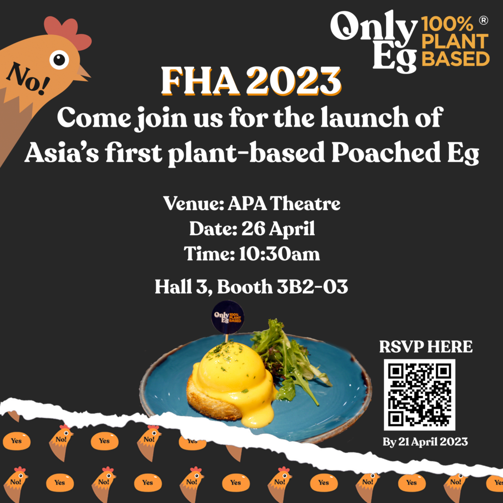 Launch of Asia’s First Plant-Based Poached Egg & Egg Yolk